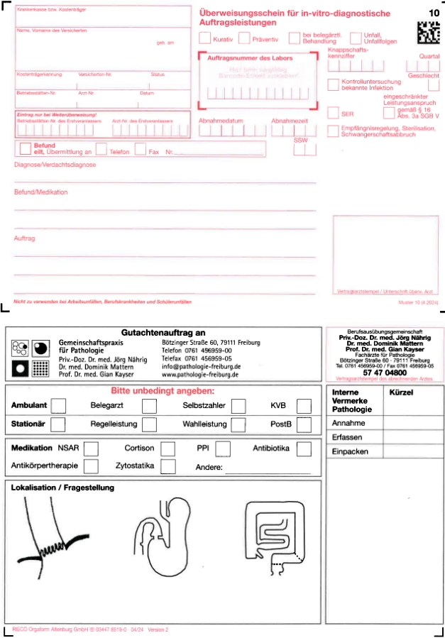 Gutachtenauftrag mit Skizze